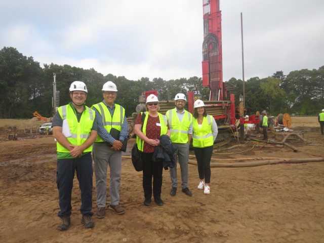 Geothermal Construction Site Tour Photos