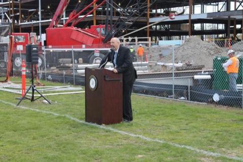 Winthrop Middle/High School "Topping Out"