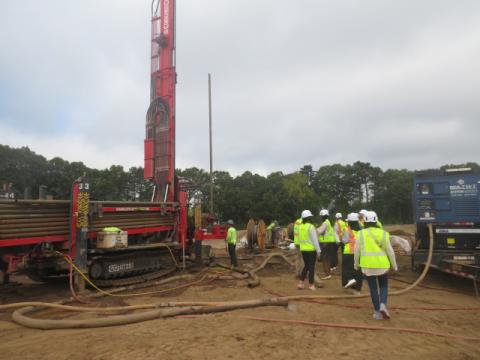 Geothermal Construction Site Tour Photos