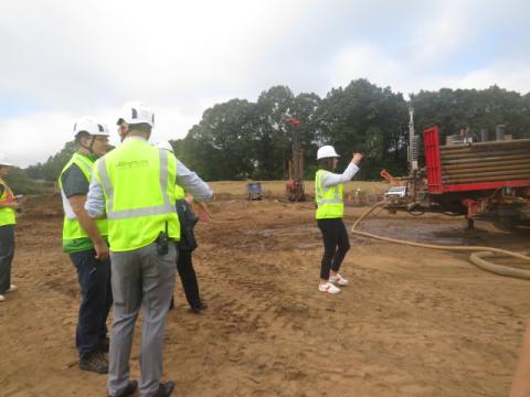 Geothermal Construction Site Tour Photos