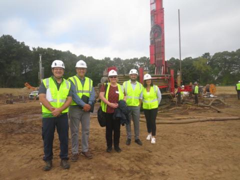Geothermal Construction Site Tour Photos